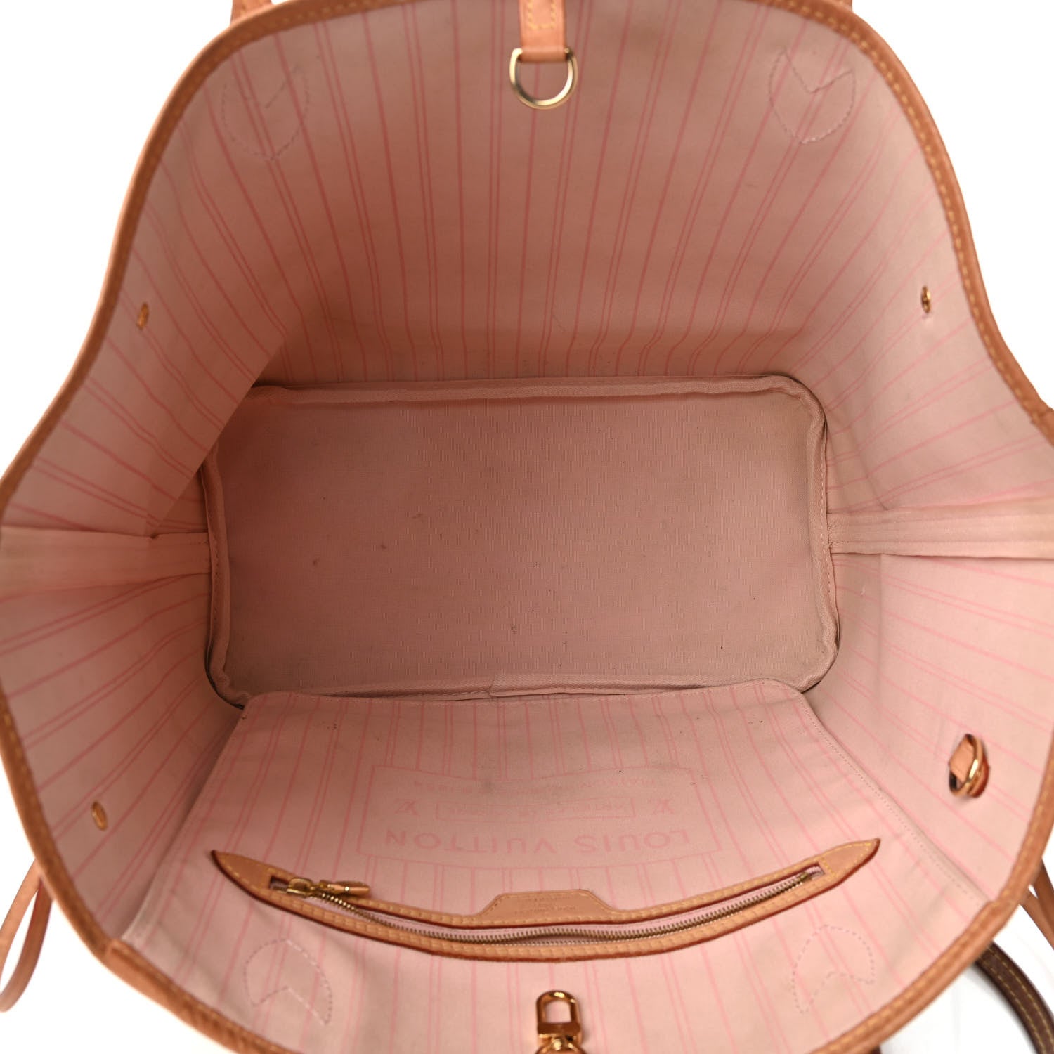 Louis Vuitton Damier Azur Neo Neverfull MM Rose Ballerine 5 of 9