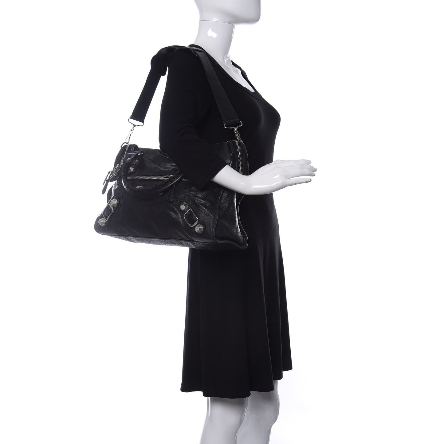 Agneau Giant 21 Silver Hardware City Black