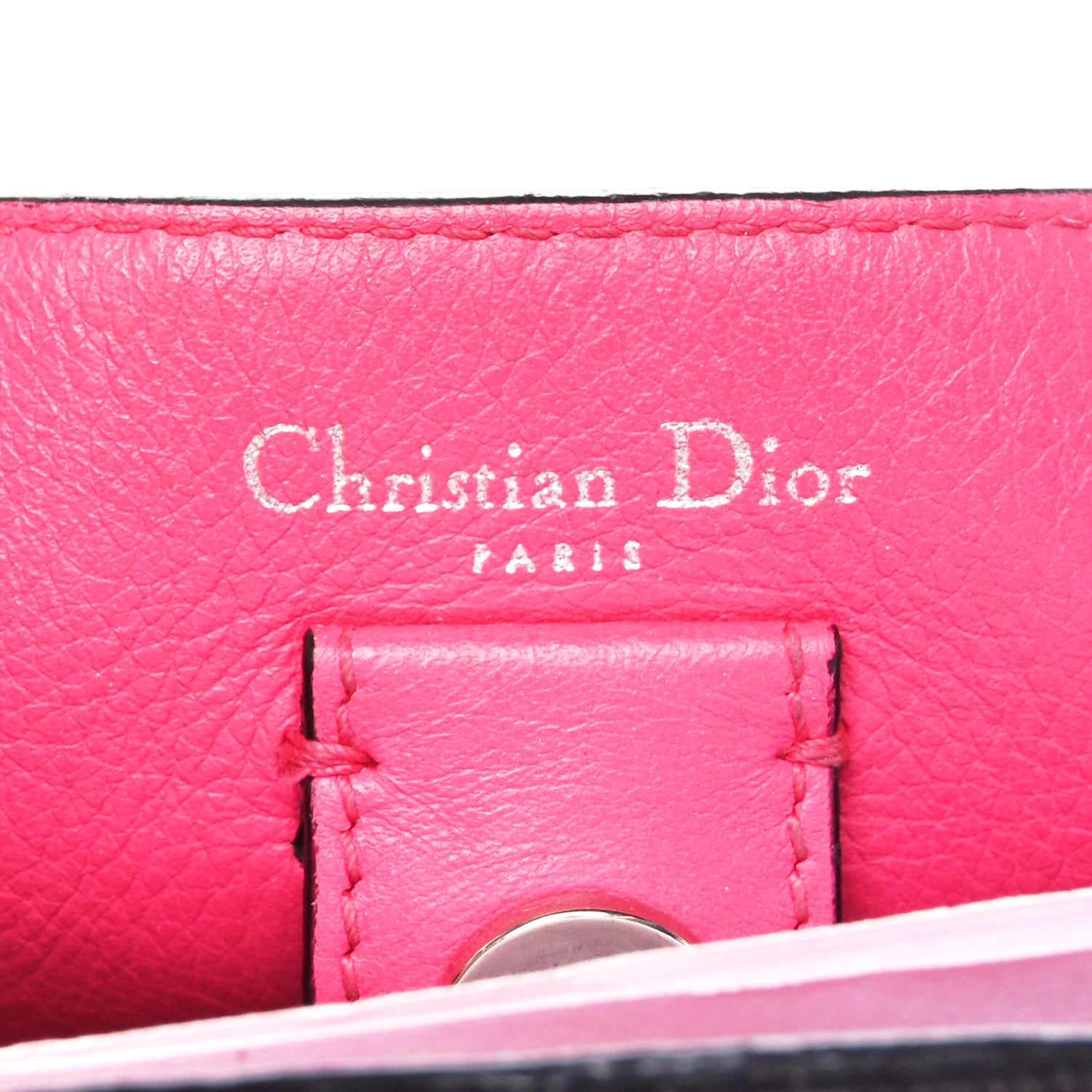 Christian Dior Bullcalf Small Diorissimo Tote Light Blue 6 of 9