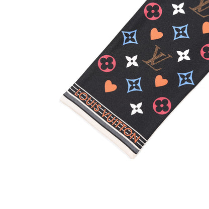 Louis Vuitton Silk Game On Bandeau Black White 2 of 4