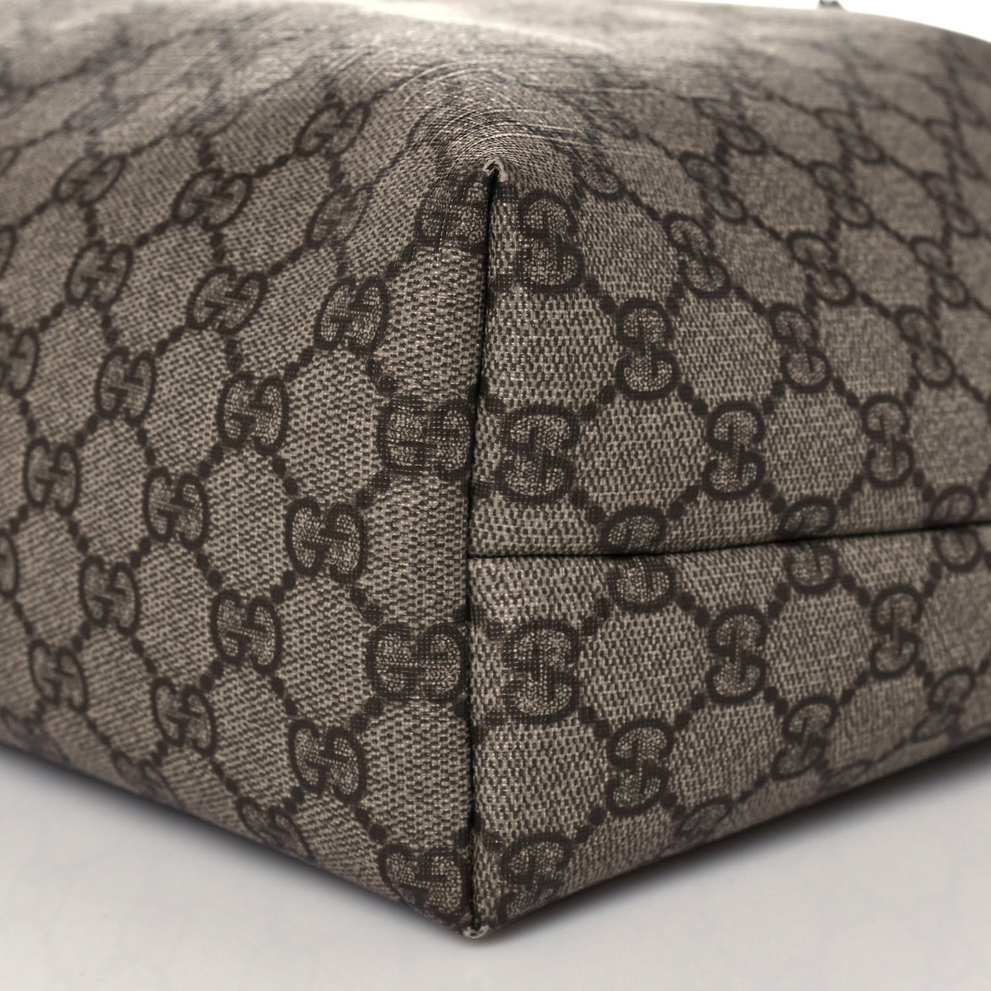 GG Plus Monogram Medium Signature Web Loop Tote Brown