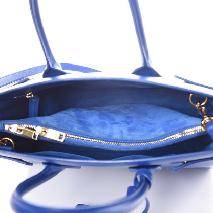 Saint Laurent Calfskin Small Sac De Jour Blue Majorelle 15 of 19