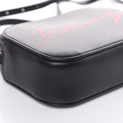 Balenciaga Supple Calfskin Signature Logo XS Everyday Camera Bag Black 7 of 11