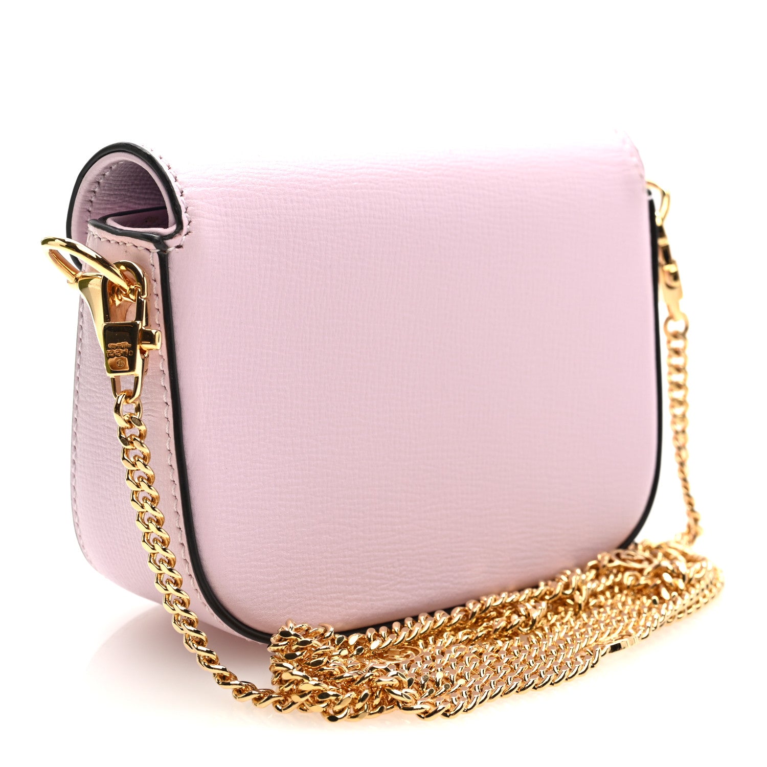 Gucci Calfskin Horsebit 1955 Super Mini Crossbody Bag Light Pink 3 of 11