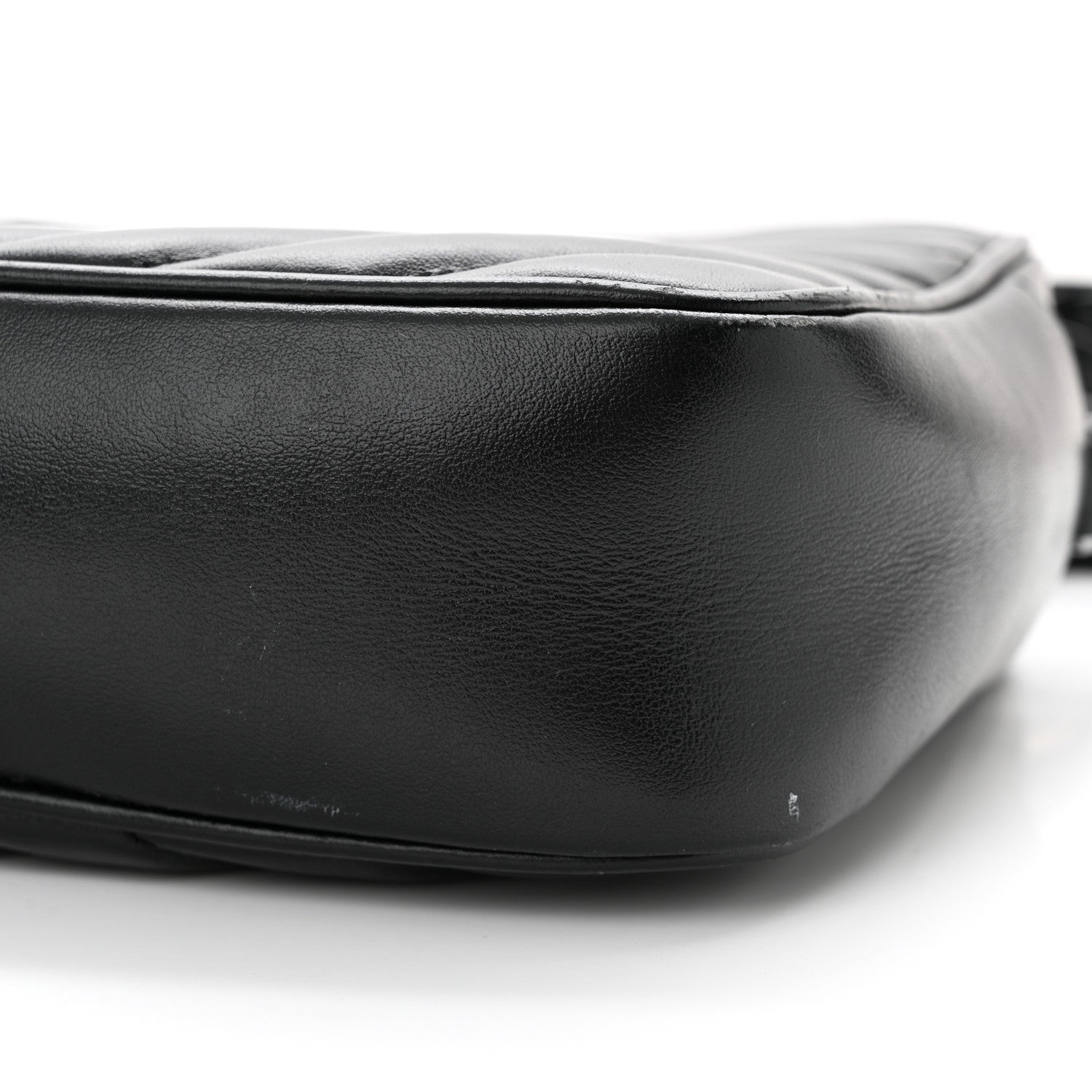 Saint Laurent Calfskin Matelasse Monogram Monochrome Lou Camera Bag Black 9 of 14