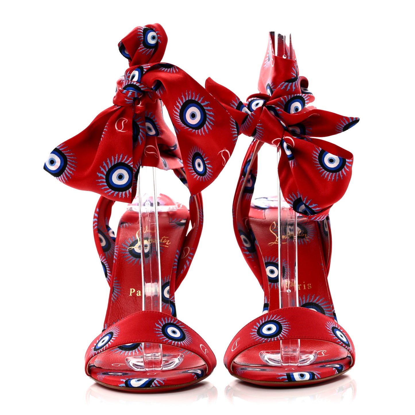 Crepe Satin Greekaba Du Desert 100 Sandal 41 Red