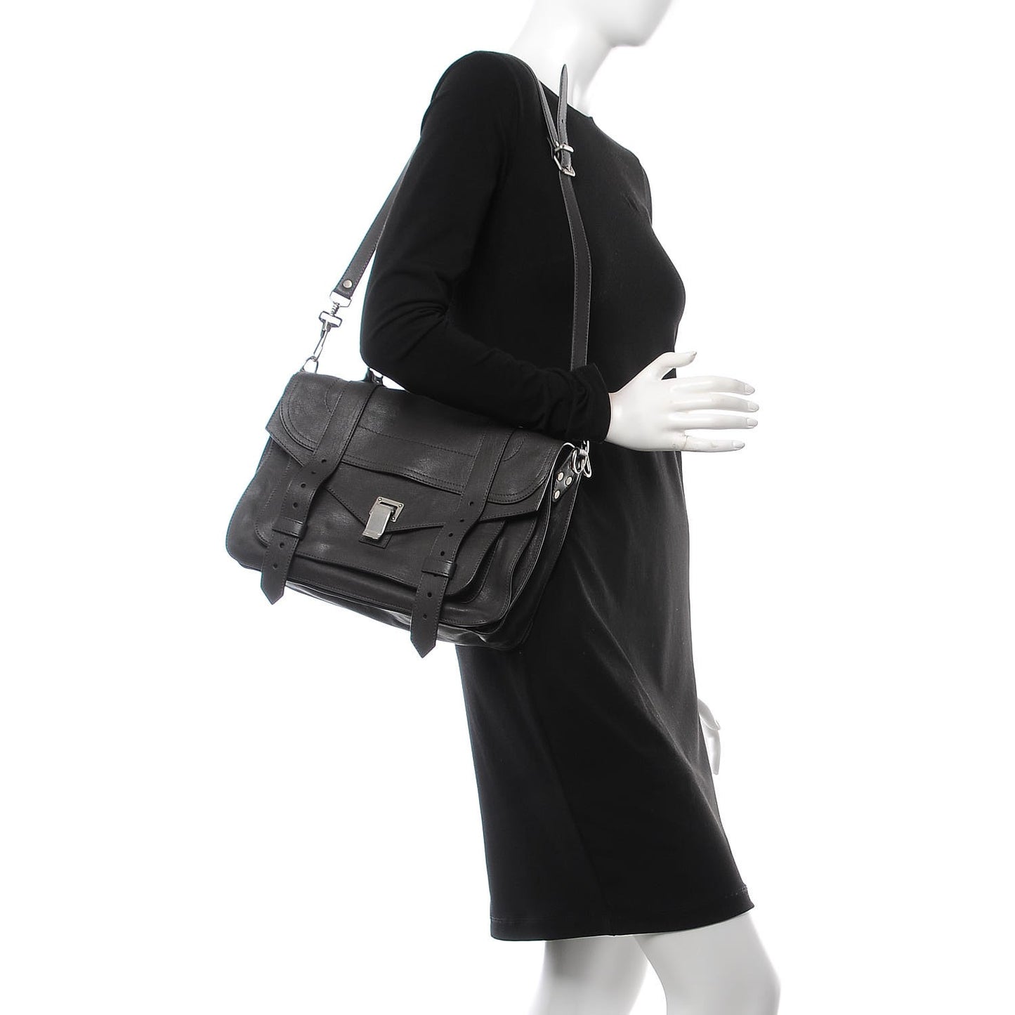 Lambskin Medium PS1 Satchel Pepe