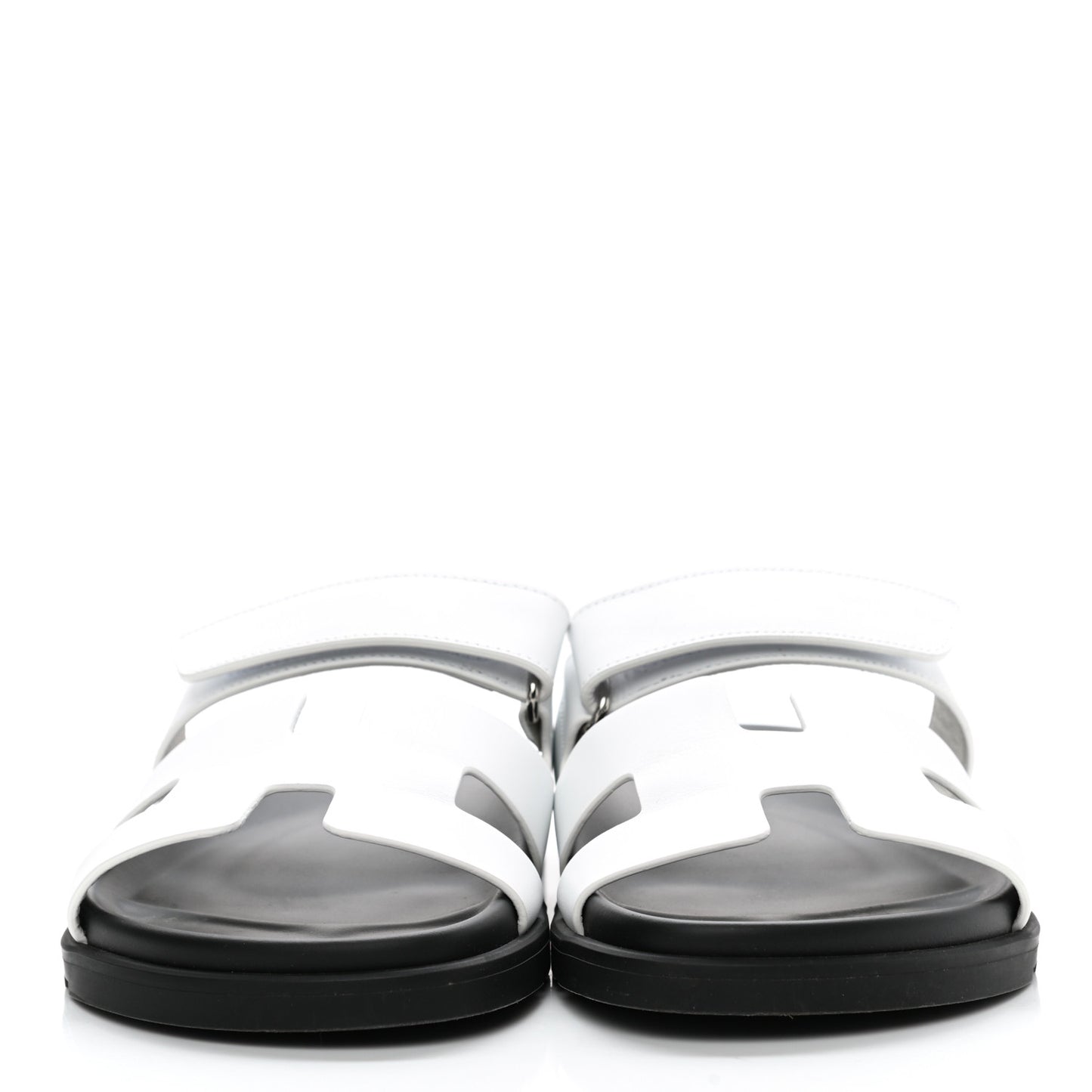 Calfskin Womens Chypre Sandals 41 White