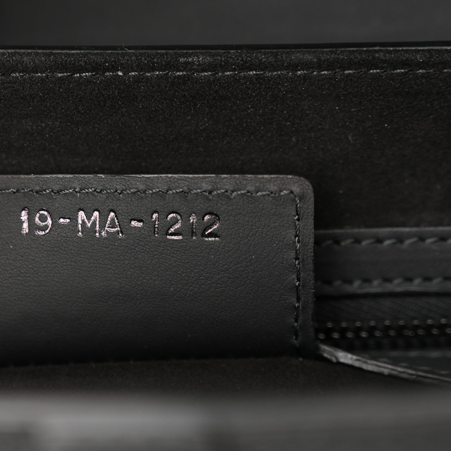 Ultra Matte Calfskin Saddle Bag Black