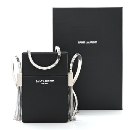 Saint Laurent Lambskin Smoking Box Crossbody Black 11 of 11