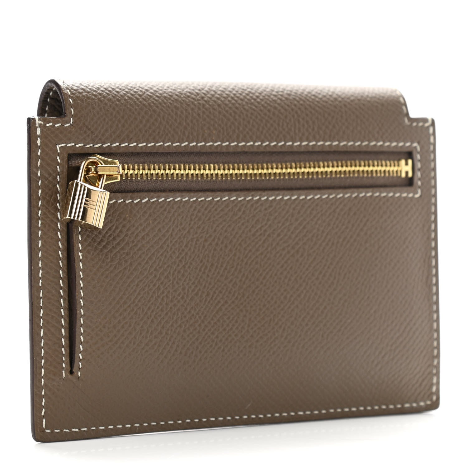 Hermes Epsom Kelly Pocket Compact Wallet Etoupe 3 of 7