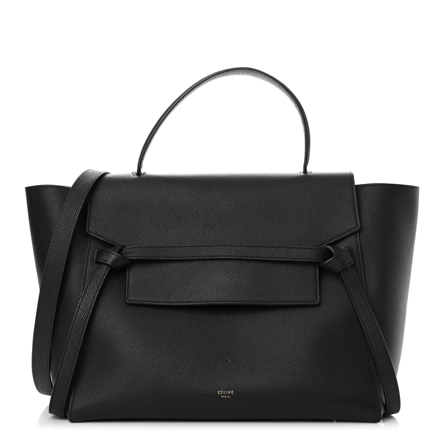 Celine Grained Calfskin Mini Belt Bag Black 1 of 15
