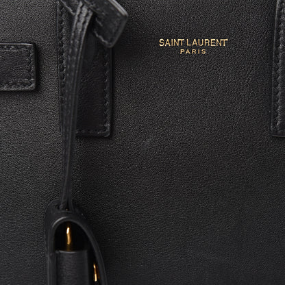 Saint Laurent Calfskin Nano Sac De Jour Black 10 of 11