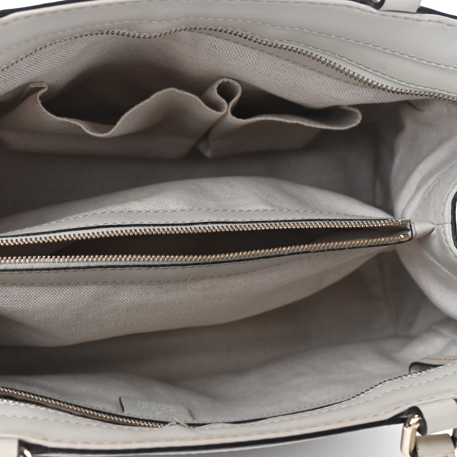 Gucci Guccissima Medium Mayfair Tote Off White 5 of 10