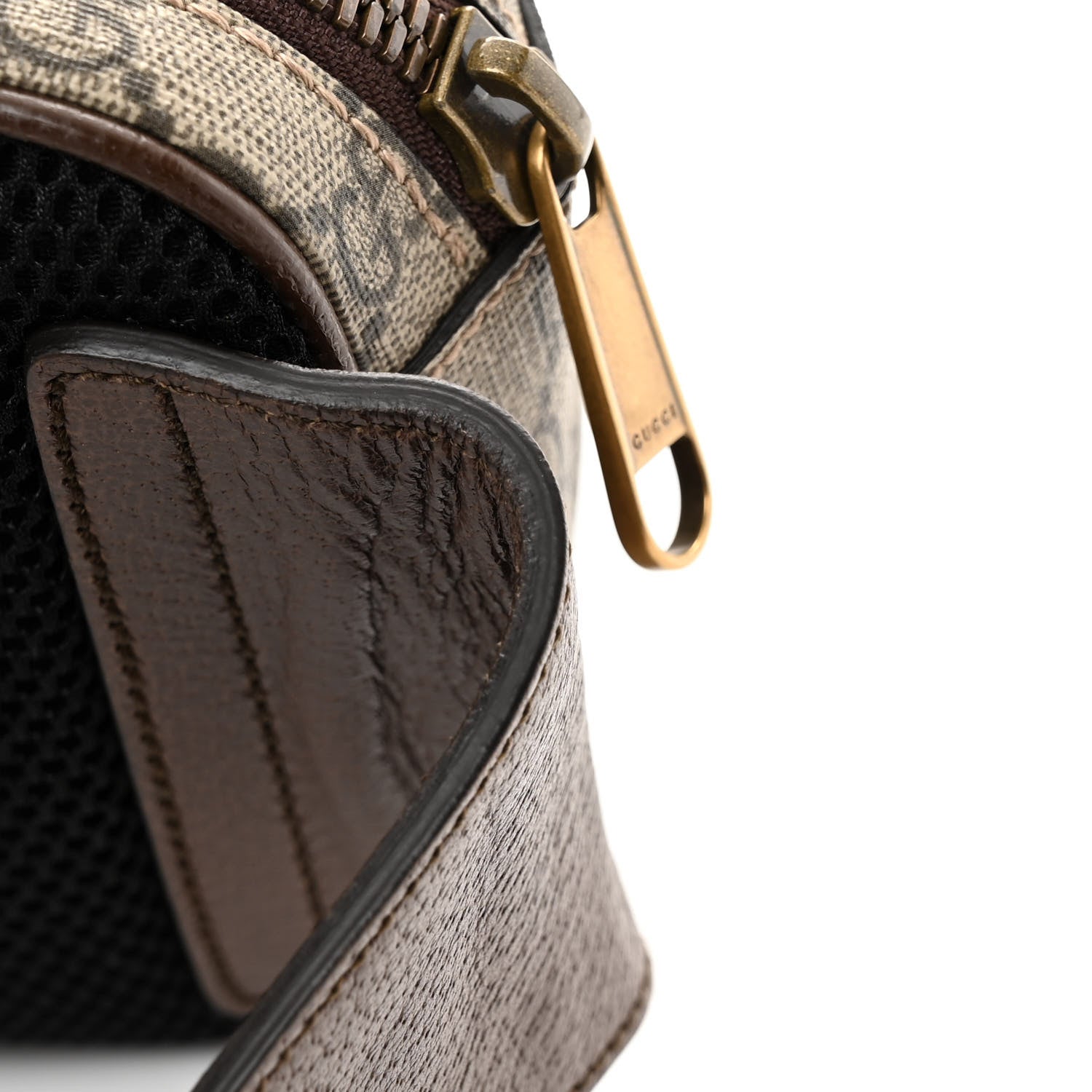 Gucci Soft GG Supreme Monogram Medium Ophidia Belt Bag Dark Brown 11 of 11