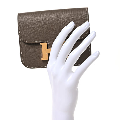 Hermes Epsom Constance Slim Wallet Etoupe 2 of 11