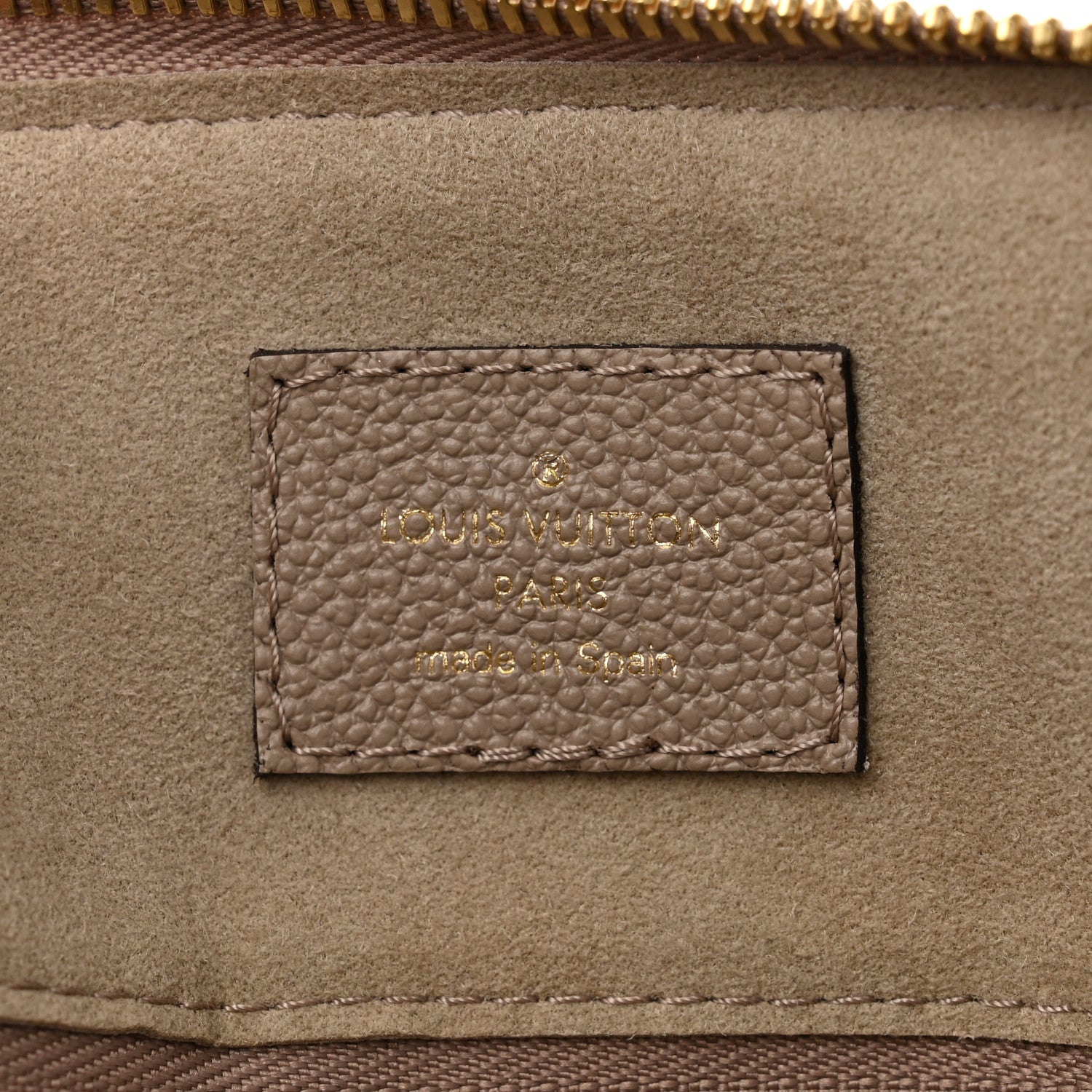 Louis Vuitton Empreinte Monogram Giant Speedy Bandouliere 25 Tourterelle 6 of 9