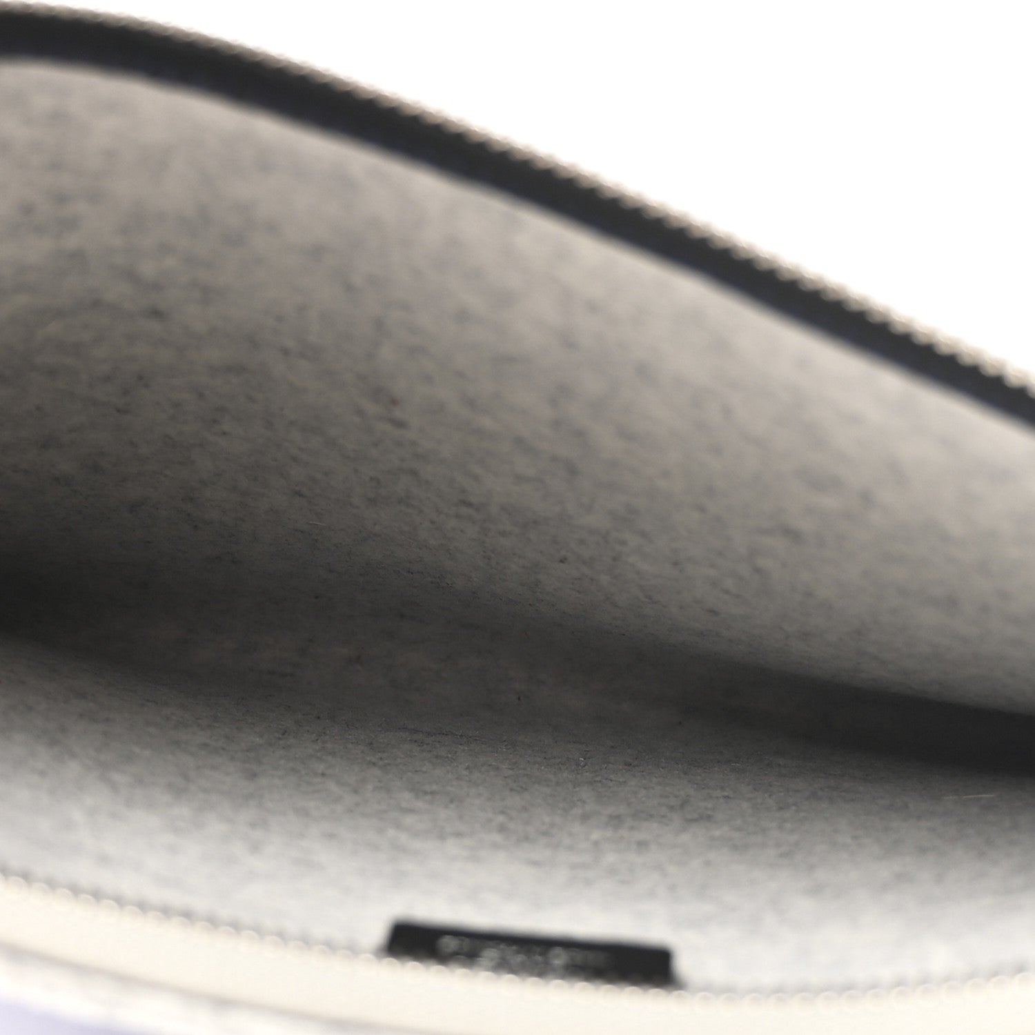 Hermes Felt Epsom Colorblock Toodoo 29 Zip Pouch Gris Clair Bleu Electrique Black 5 of 7