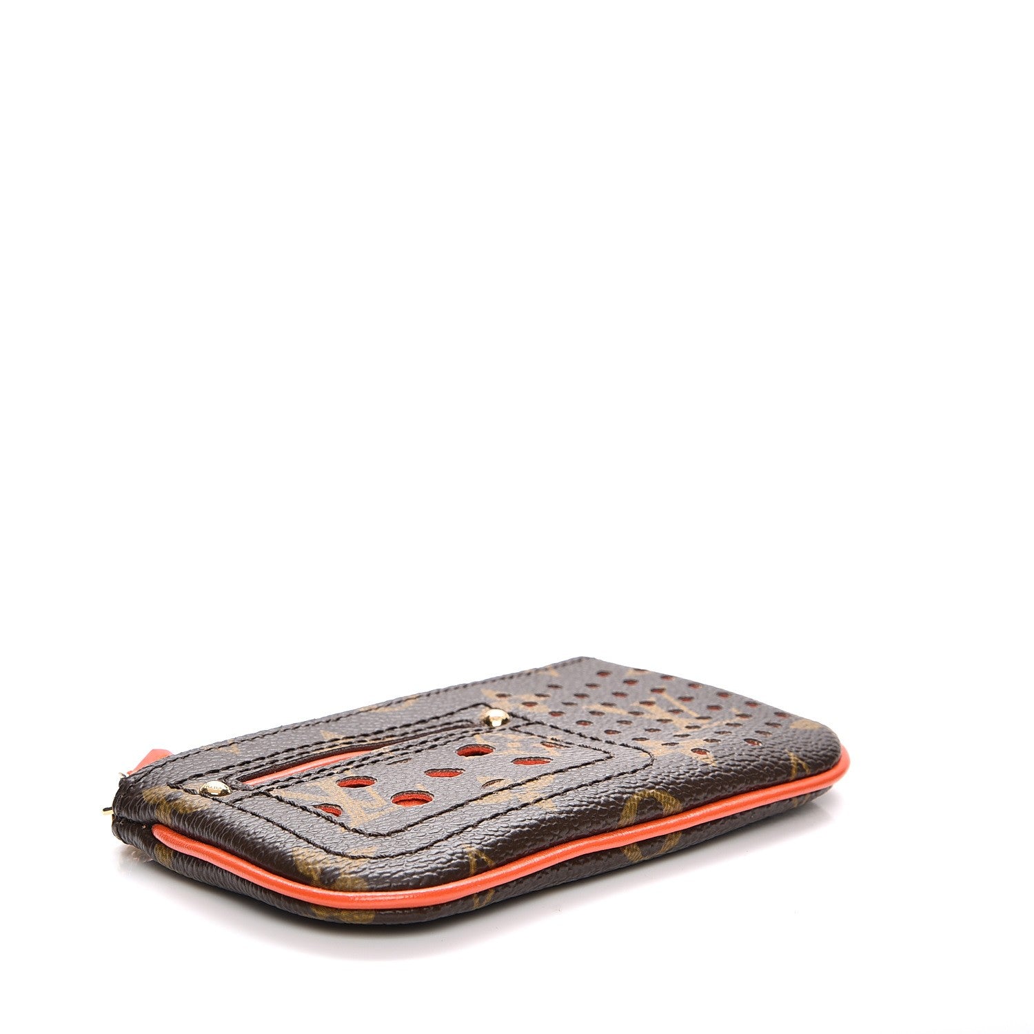 Louis Vuitton Monogram Perforated Key Pouch Orange 4 of 8