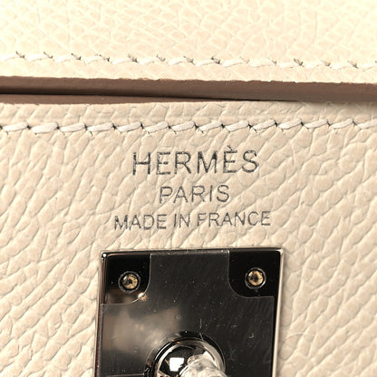 Hermes Epsom Kelly Sellier 25 Craie 5 of 12