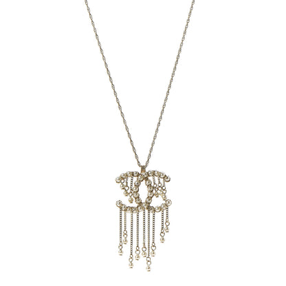 Chanel Pearl CC Necklace Gold 1 of 6