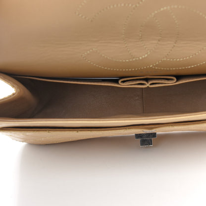 Chanel Metallic Aged Calfskin Quilted 2.55 Reissue 226 Flap Gold 5 of 11