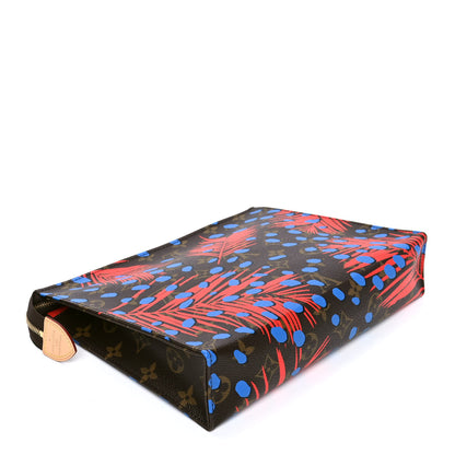 Louis Vuitton Monogram Jungle Dots Toiletry Pouch 26 Coquelicot Denim 6 of 8