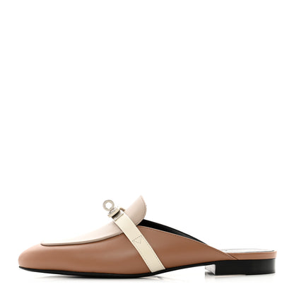Hermes Goatskin Oz Mules 38 Rose Perle Multicolor 1 of 9
