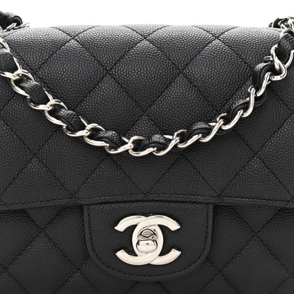 Chanel Caviar Quilted Mini Rectangular Flap Black 8 of 12