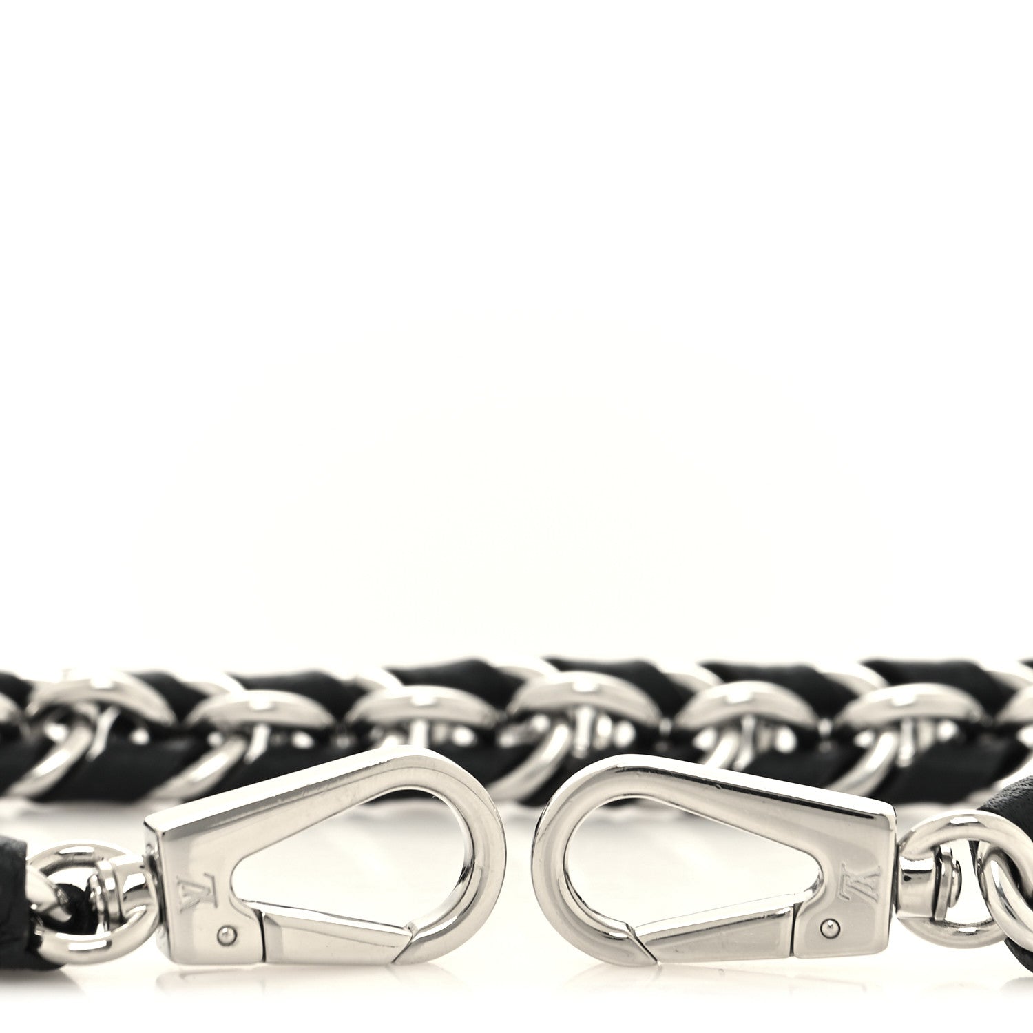 Louis Vuitton Calfskin Bella Tote Chain Strap Black 3 of 3