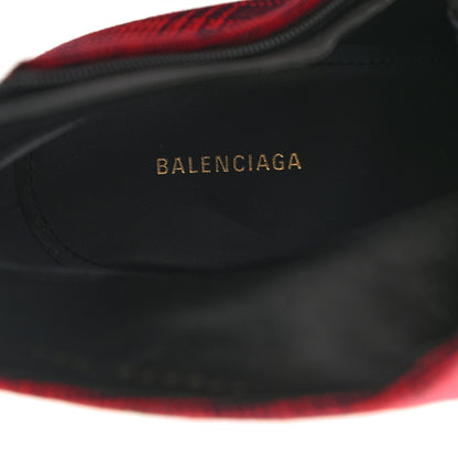 Balenciaga Fabric BB Pointy Toe Ankle Booties 36.5 Red 7 of 11