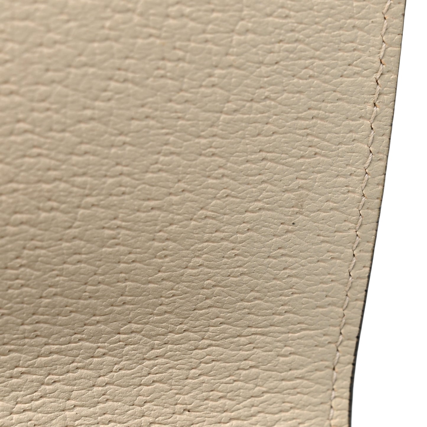 GG Supreme Monogram Web Queen Margaret Chain Wallet White