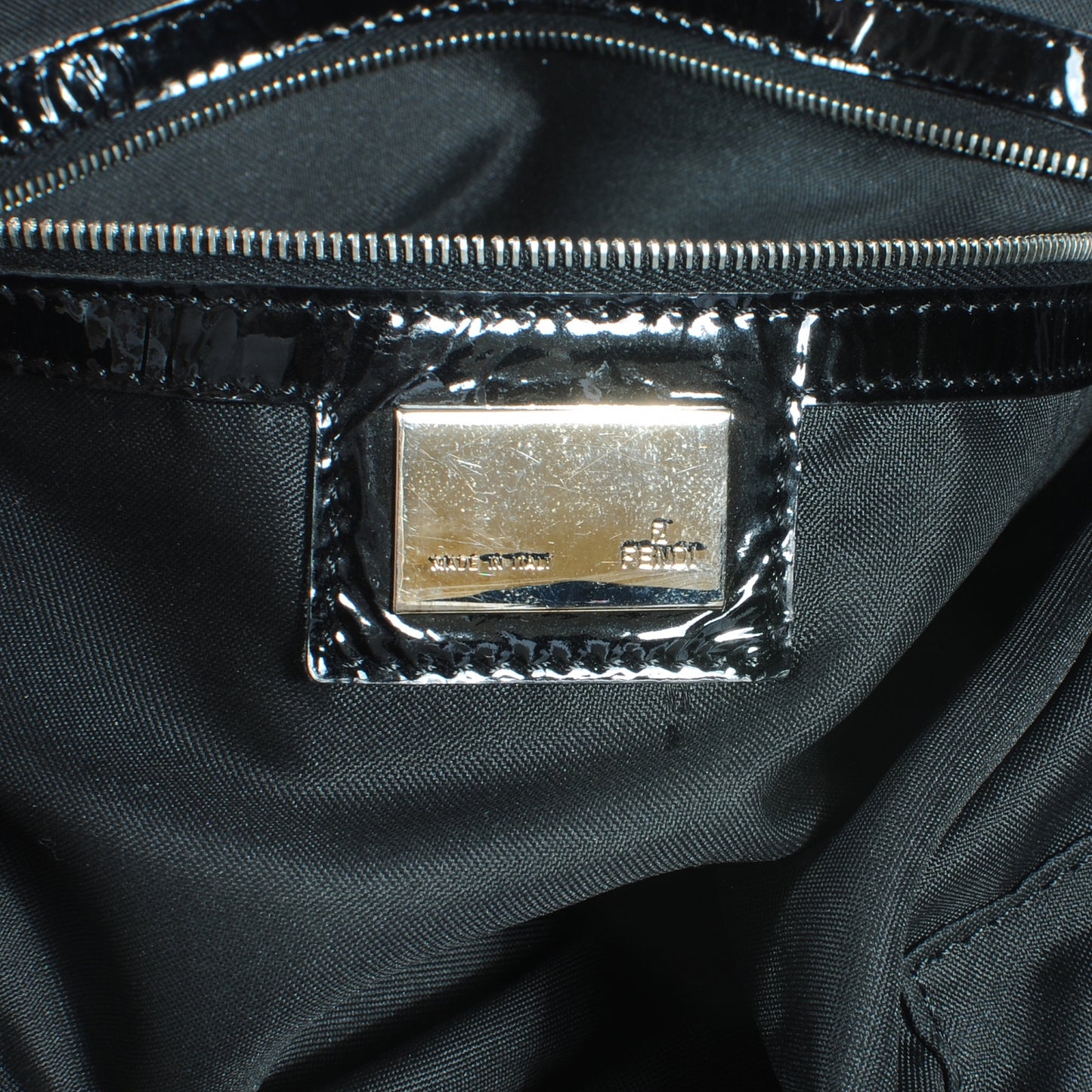 Patent Tote Black