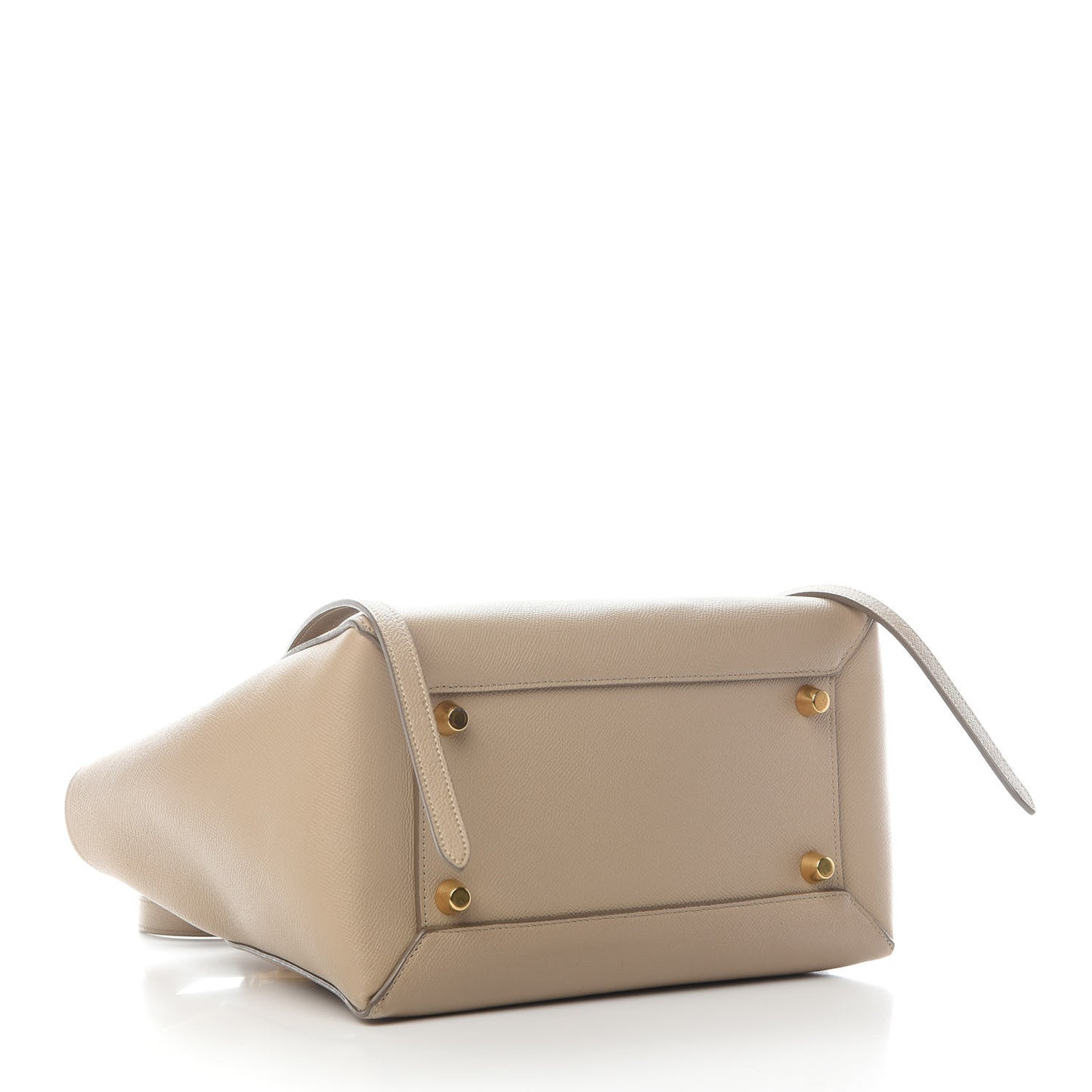 Grained Calfskin Mini Belt Bag Light Taupe