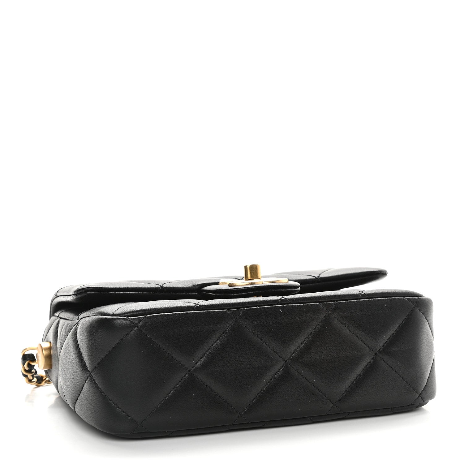 Chanel Lambskin Quilted Mini My Perfect Flap Black 4 of 9