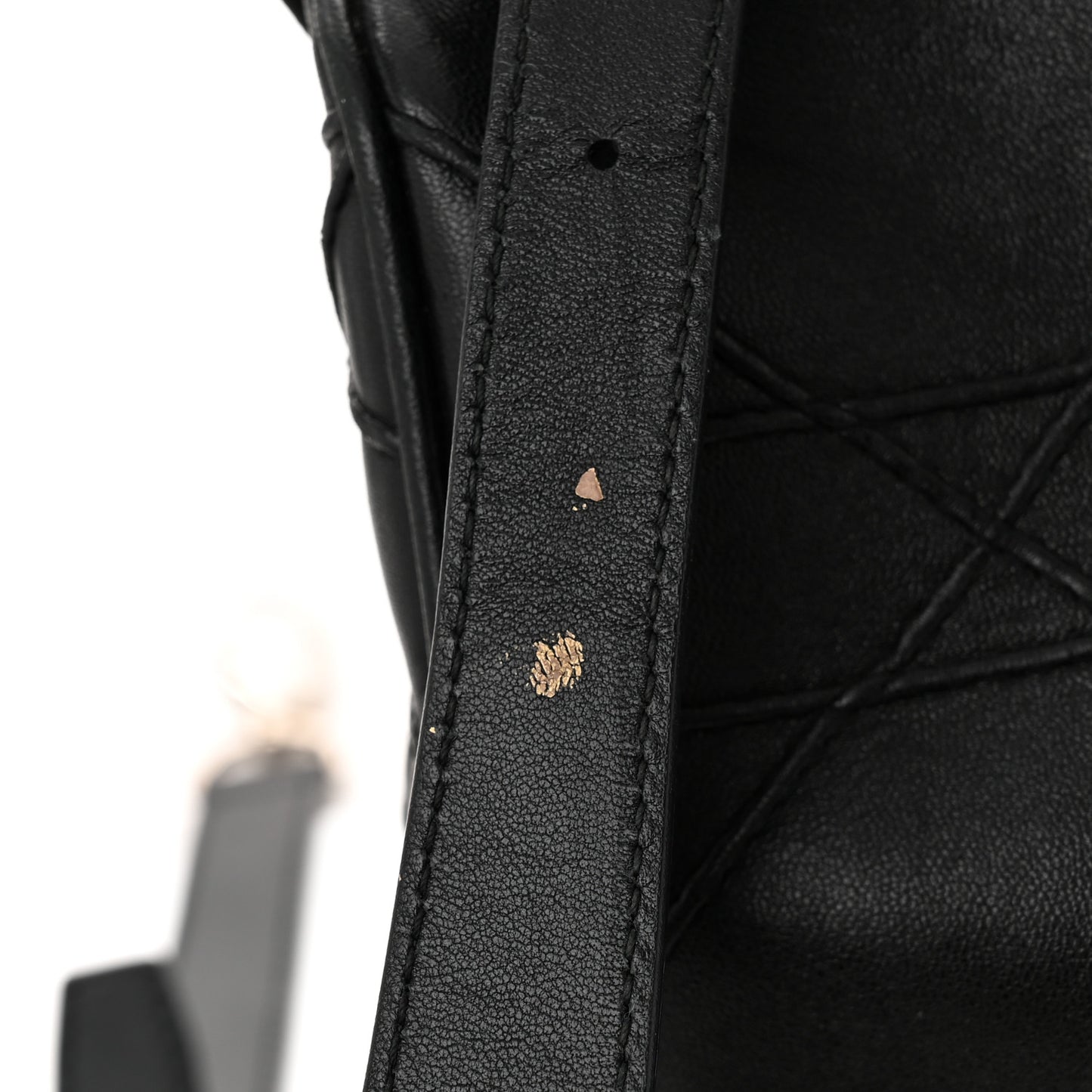 Lambskin Cannage Granville Polochon Black