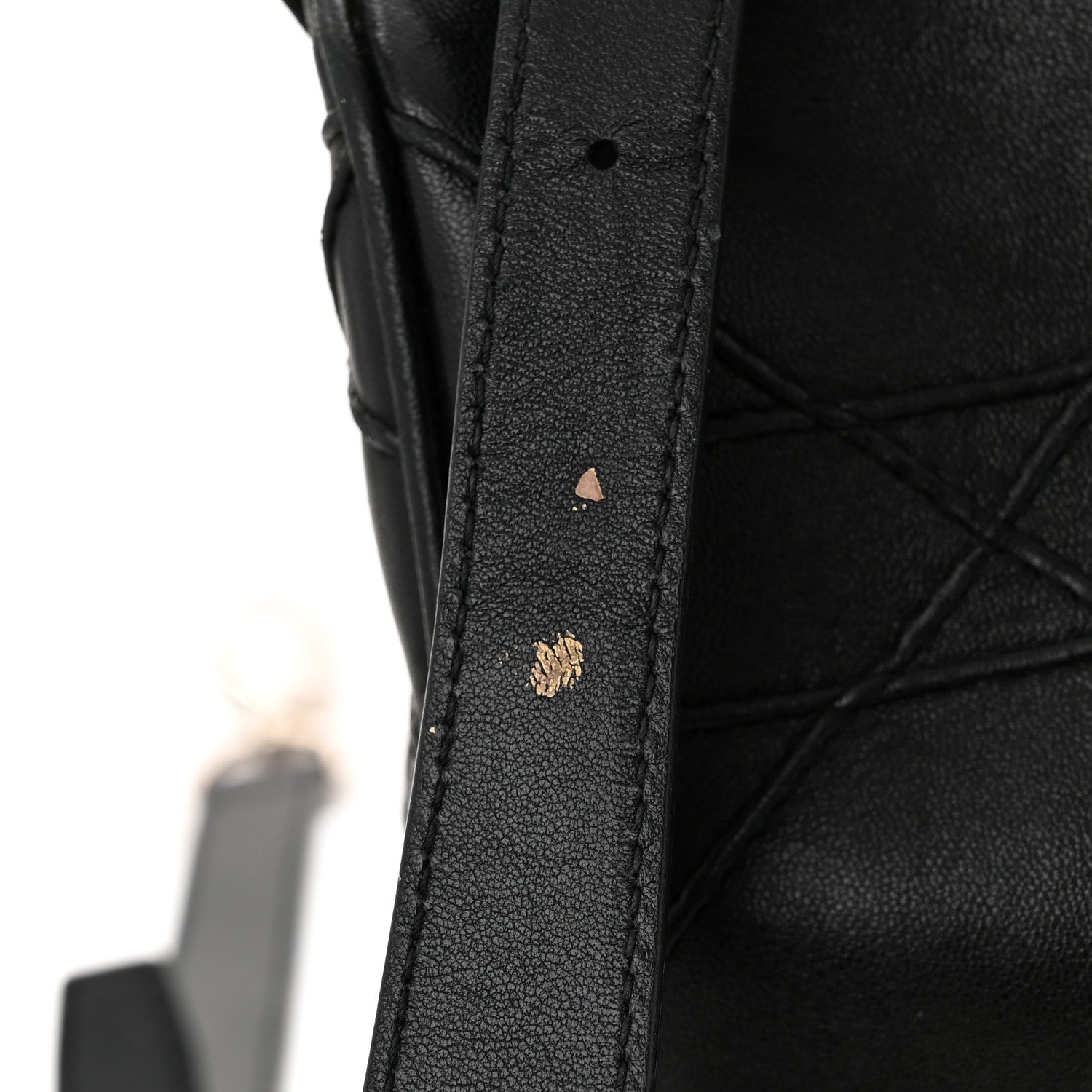 Christian Dior Lambskin Cannage Granville Polochon Black 13 of 13