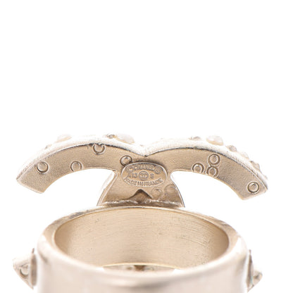 Chanel Pearl CC Ring 7 Gold 5 of 5