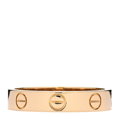 Cartier 18K Yellow Gold 3.5mm LOVE Wedding Band Ring 50 5.25 3 of 5
