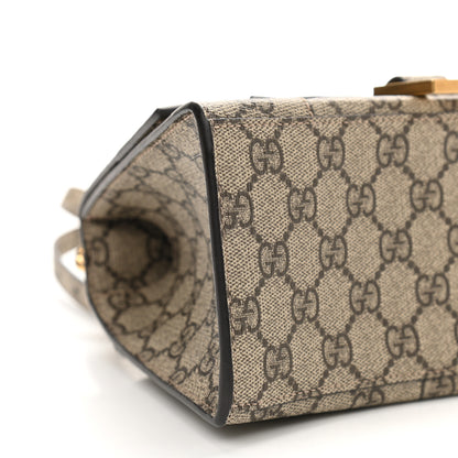 Balenciaga X GUCCI GG Supreme Monogram Small Hourglass Top Handle Bag Beige Ebony 5 of 9