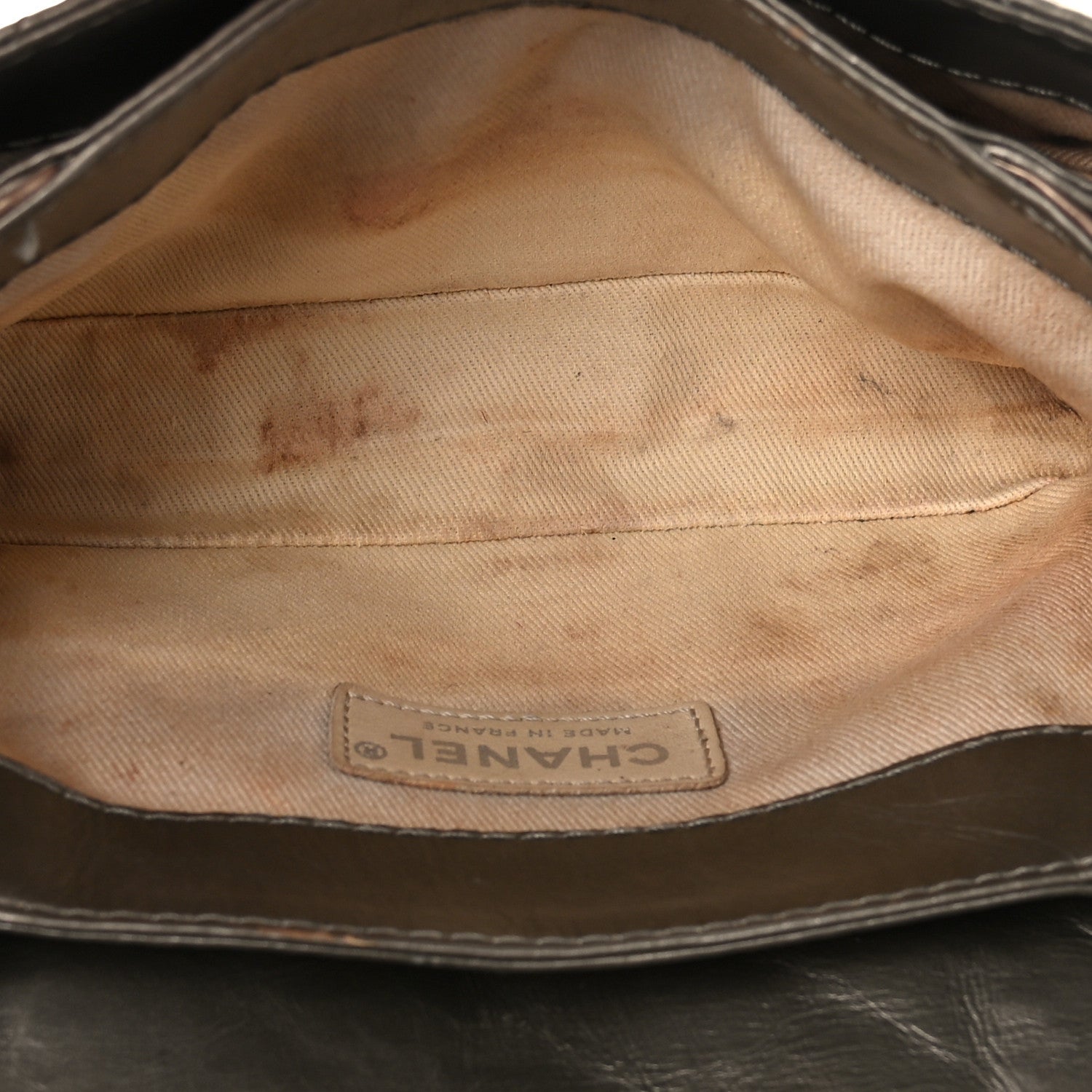Chanel Metallic Aged Calfskin Quilted Small Flap Gold 10 of 25