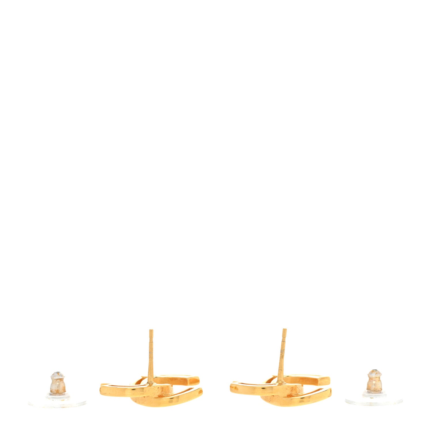 Chanel Metal Obazine CC Earrings Gold 3 of 6