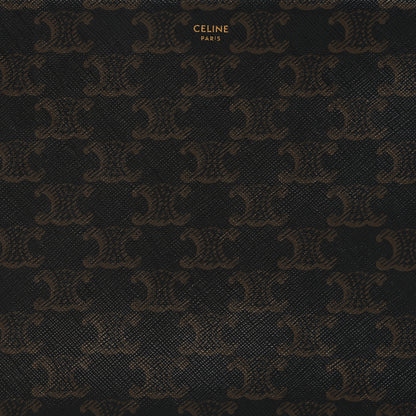 Celine Triomphe Canvas Pouch Black 7 of 10