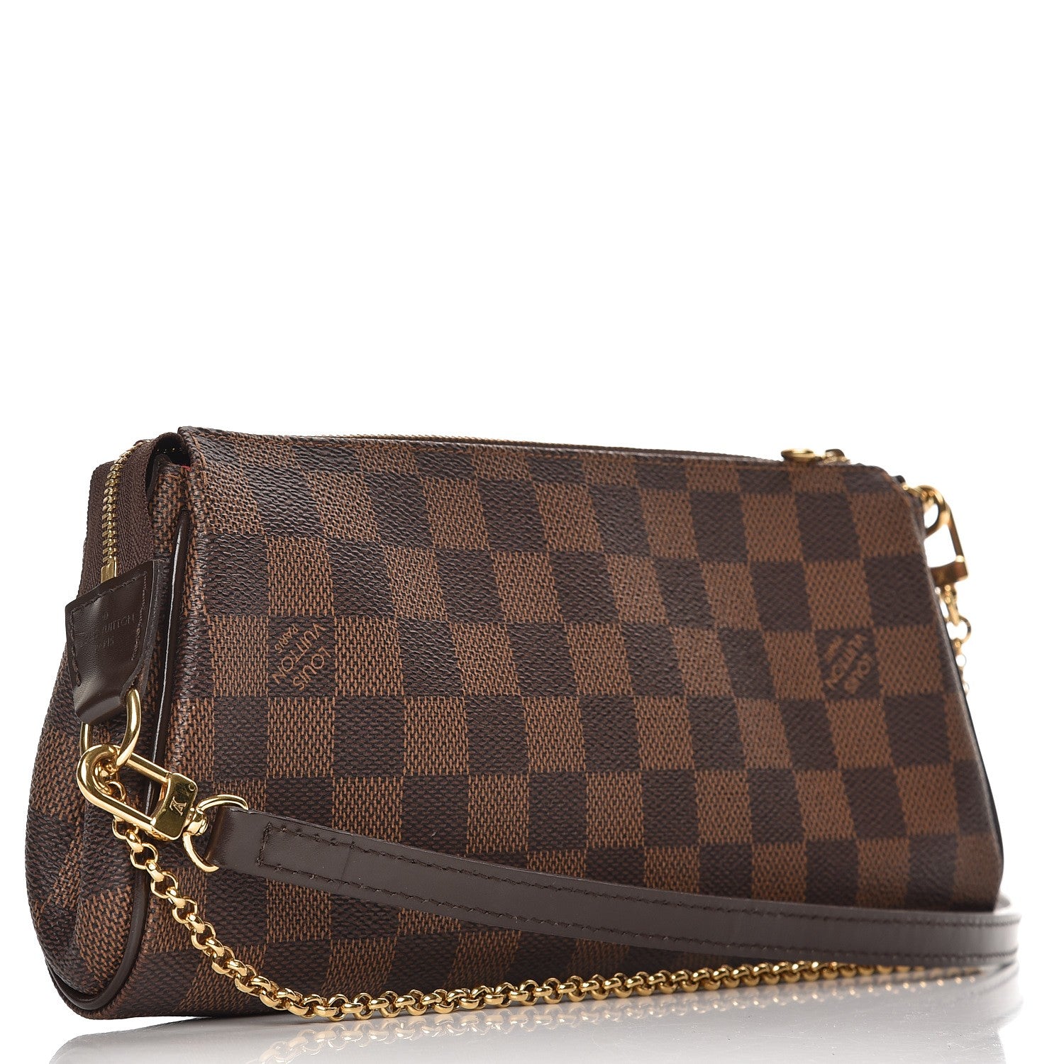Louis Vuitton Damier Ebene Eva Clutch 4 of 8