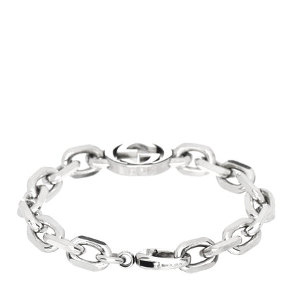 Gucci Sterling Silver Interlocking G Link Bracelet 3 of 4