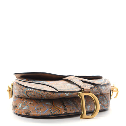 Christian Dior Calfskin Painted Saddle Bag 4 of 9