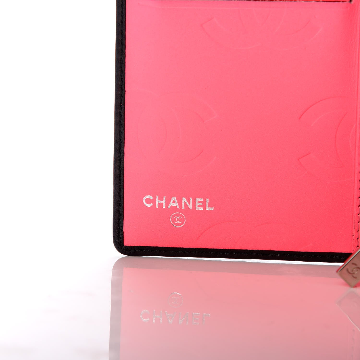 Chanel Calfskin Quilted Cambon Yen Wallet Black 6 of 8
