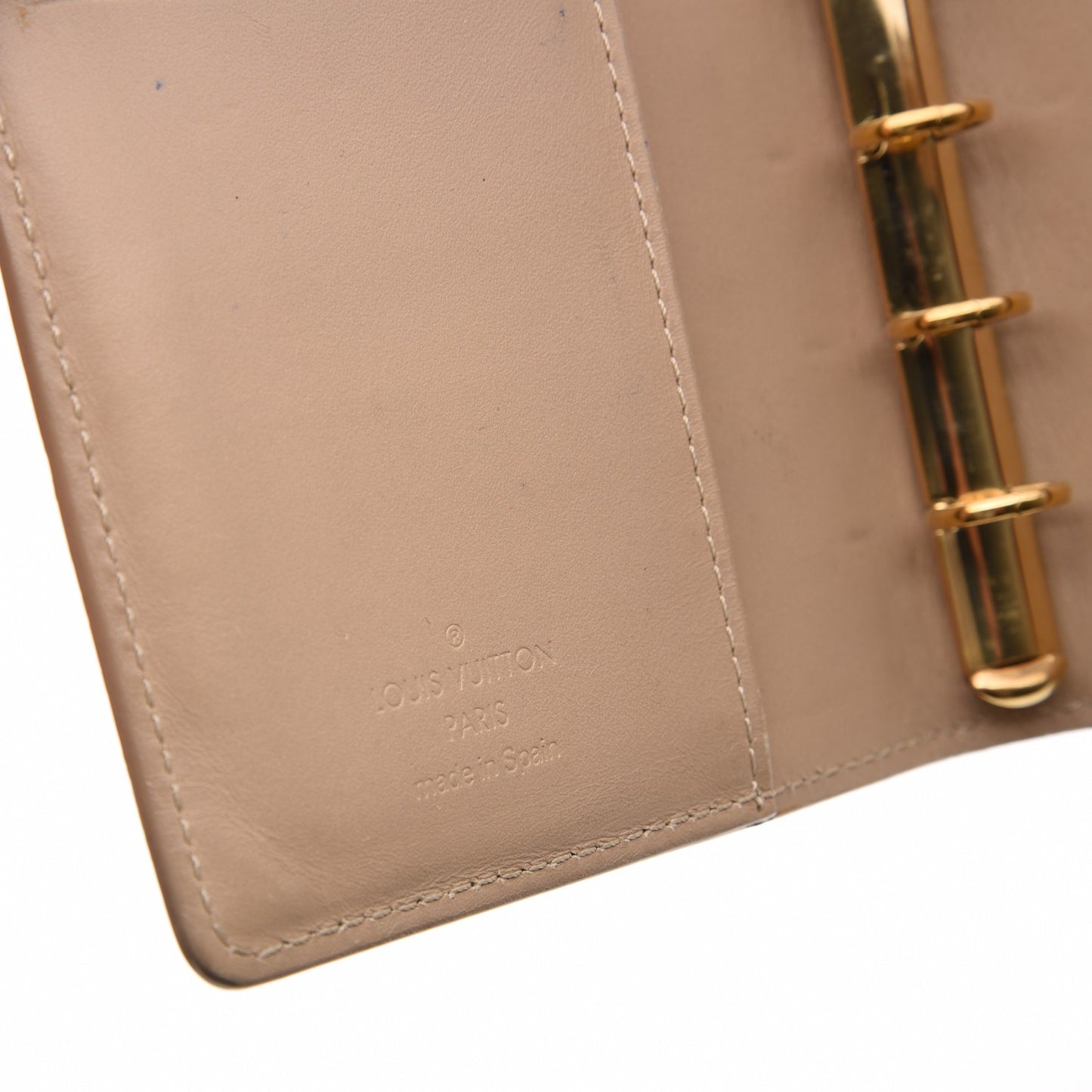 Vernis Small Ring Agenda Cover Marshmallow