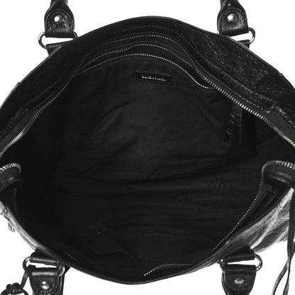 Balenciaga Agneau Classic Silver Hardware City Black 5 of 10