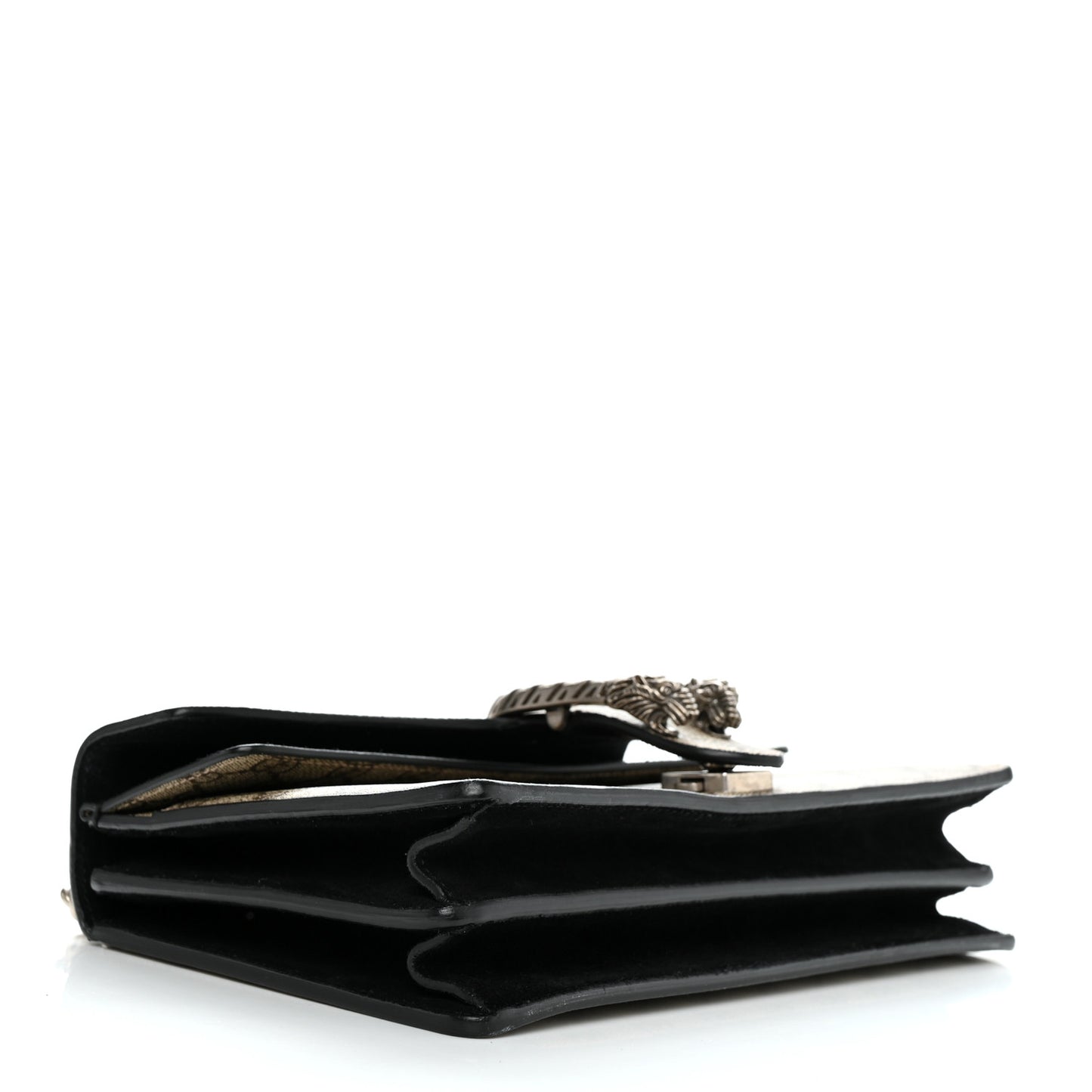 GG Supreme Monogram Small Dionysus Shoulder Bag Black